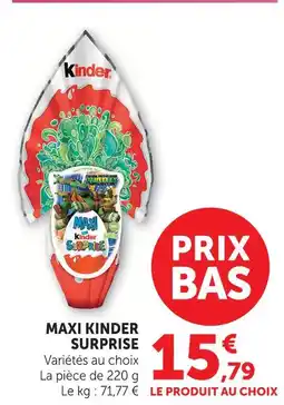 U Express Kinder maxi kinder surprise offre