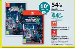 Hyper U Nintendo jeu switch 2 legendes pokemon z-a offre