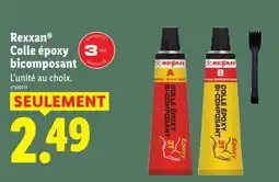 Lidl Rexxan colle époxy bicomposant offre