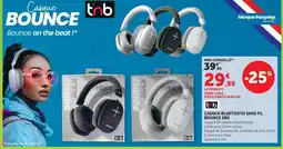Hyper U T'nb casque bluetooth sans fil bounce 2bk offre