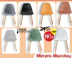 Maxi Bazar Chaise lila offre