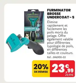 Animalis Furminator brosse undercoat - s offre