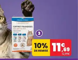 Animalis Francodex coffret friandises bien-être - 3x65g offre
