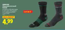 Lidl Parkside chaussettes de travail homme offre