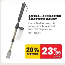 Animalis Amtra aspirateur à batterie handy offre