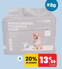 Animalis Nice care tapis educateurs 60x60 offre