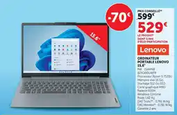 Super U Lenovo ordinateur portable 15,6 offre