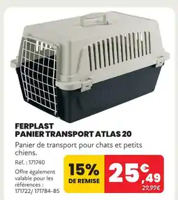 Animalis Ferplast panier transport atlas 20 offre