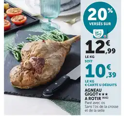 Super U Agneau gigot à rotir offre