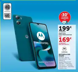 Super U Motorola g06 power offre