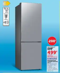 Super U Samsung réfrigérateur combiné 344 l offre