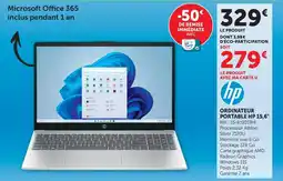 Super U Hp ordinateur portable 15,6 offre