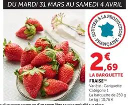 Super U Fraise offre