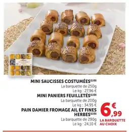 Super U Mini saucisses costumées offre