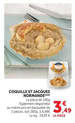Super U Sapresti coquille st jacques normande offre