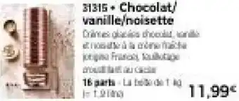 Thiriet Chocolat, vanille,noisette offre