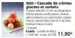 Thiriet Cascade de crèmes glacées et sorbets offre