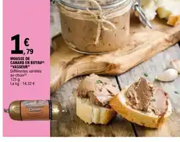 E.Leclerc VASSEUR Mousse de canard en boyau offre