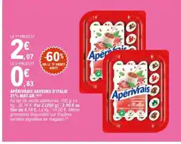 E.Leclerc APÉRIVRAIS Saveurs d'italie 31% mat.gr. offre