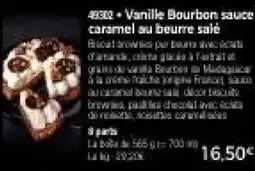 Thiriet Vanille Bourbon sauce caramel au beurre salé offre