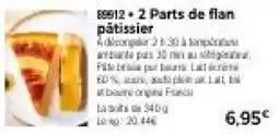 Thiriet 2 Parts de flan pâtissier offre