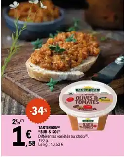 E.Leclerc SUD & SOL Tartinade offre