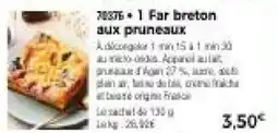 Thiriet 1 Far breton aux pruneaux offre