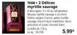 Thiriet 2 Délices myrtille sauvage offre