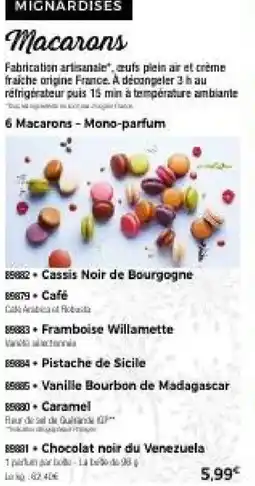Thiriet 6 Macarons offre