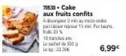 Thiriet Cake aux fruits confits offre