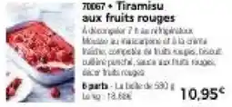 Thiriet Tiramisu aux fruits rouges offre