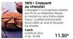 Thiriet Croquant au chocolat offre