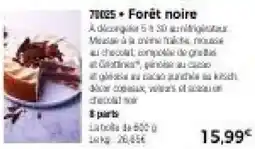 Thiriet Forêt noire offre