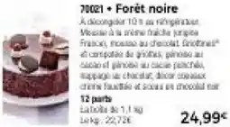 Thiriet Forêt noire offre