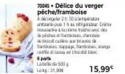 Thiriet Délice du verger pëche,framboise offre