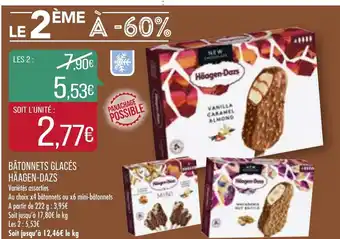 Match Bâtonnets glacés offre