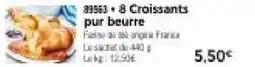 Thiriet 8 Croissants pur beurre offre