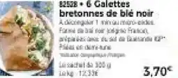 Thiriet Galettes bretonnes de blé noir offre
