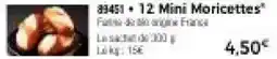 Thiriet 12 Mini Moricettes offre