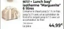 Thiriet Lunch bag isotherme marguerite offre