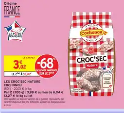 Intermarché Express COCHOUNOU Les croc'sec nature offre