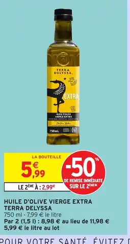 Intermarché Express TERRA DELYSSA Huile d'olive vierge extra offre