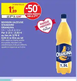 Intermarché Express ORANGINA Boisson gazeuse standard offre
