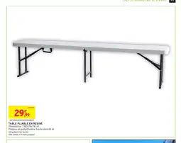 Intermarché Express Table pliable en resine offre