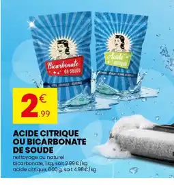 Stokomani ACIDE Citrique ou bicarbonate de soude offre