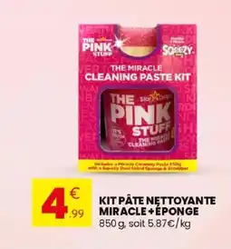 Stokomani Kit pâte nettoyante miracle +éponge offre