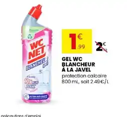 Stokomani Gel wc blancheur à la javel offre