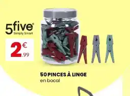 Stokomani 50 pinces à linge offre