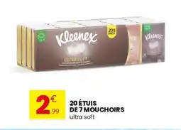 Stokomani 20 étuis de 7 mouchoirs offre