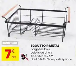 Stokomani Égouttoir métal offre